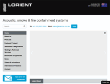 Tablet Screenshot of lorient.com.au
