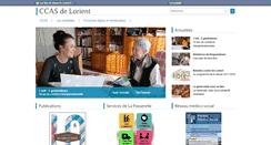 Desktop Screenshot of ccas.lorient.fr