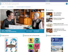 Tablet Screenshot of ccas.lorient.fr